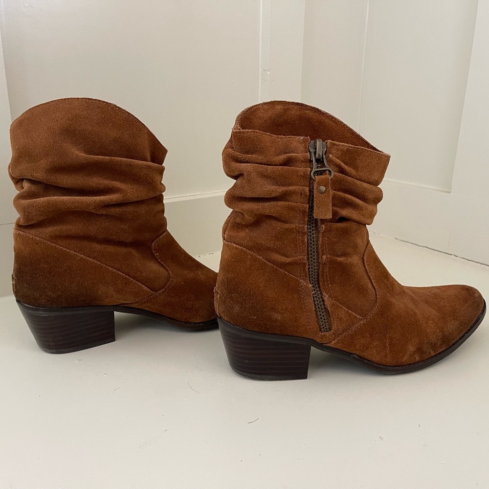 Reba Suede Booties Women size 9
